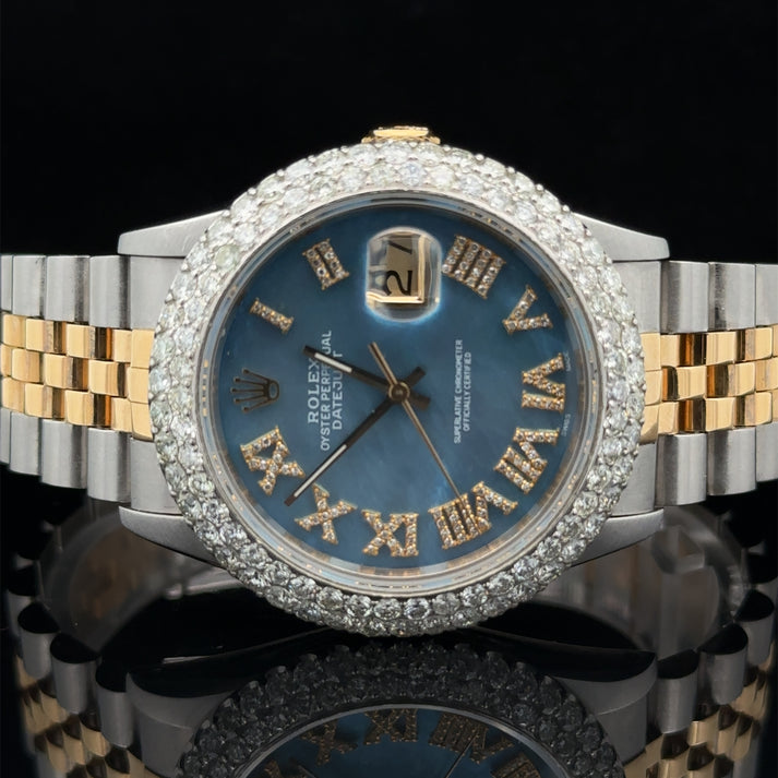 36mm Rolex Datejust Watch with Two-Tone Jubilee Bracelet