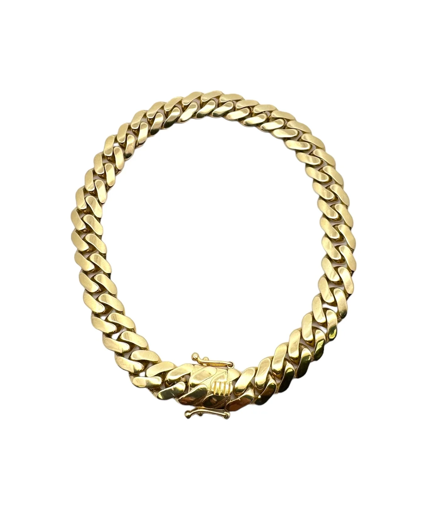 New 14K Miami Cuban Bracelet (7.7MM)