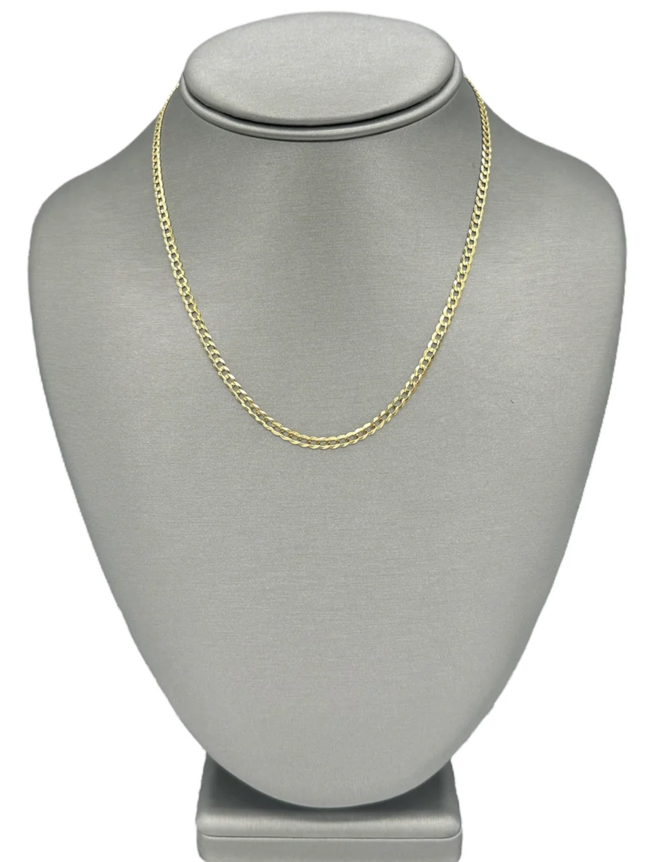 New 14K Solid Cuban Chain (3.2MM)